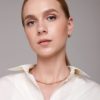 Женская удлинённая рубашка в жёлтую полоску