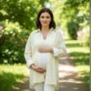 Женская удлинённая рубашка в жёлтую полоску